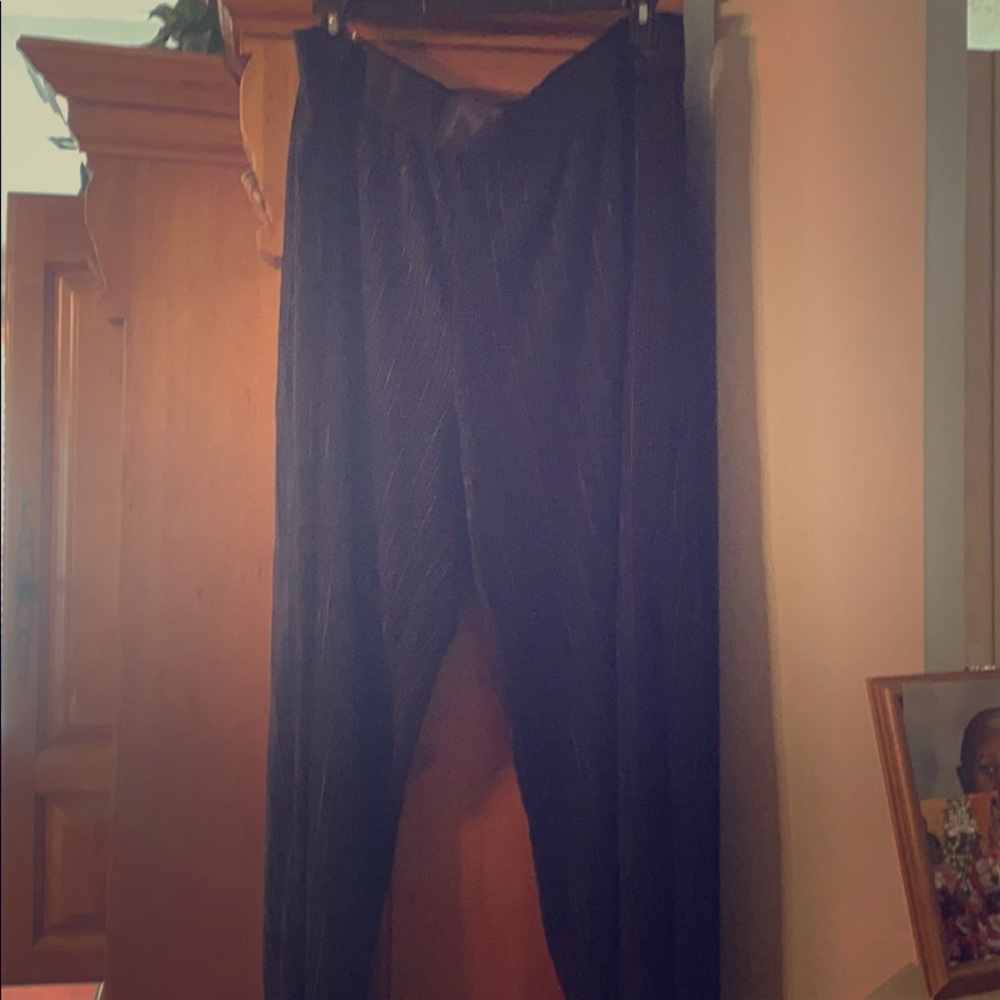 Wide leg dress pants